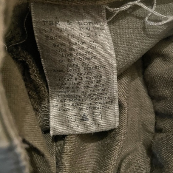 Rag & Bone olive grey jeans - Picture 4 of 6